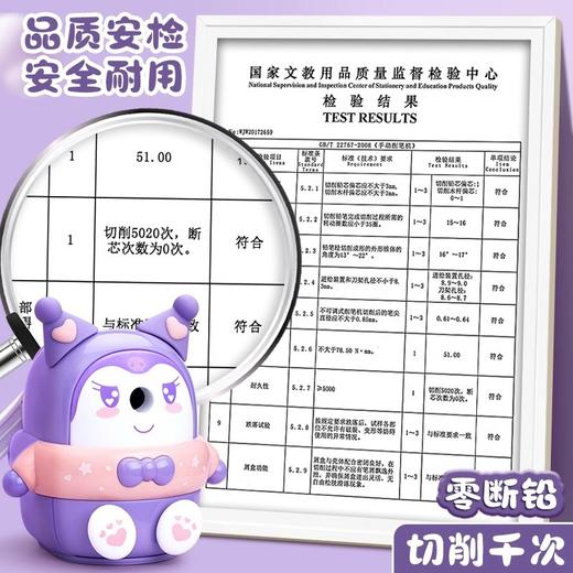 「送铅笔+橡皮+贴画」卷笔刀手摇转笔刀女孩削笔器削笔刀儿童小学生专用刨笔机卡通文具 商品图1