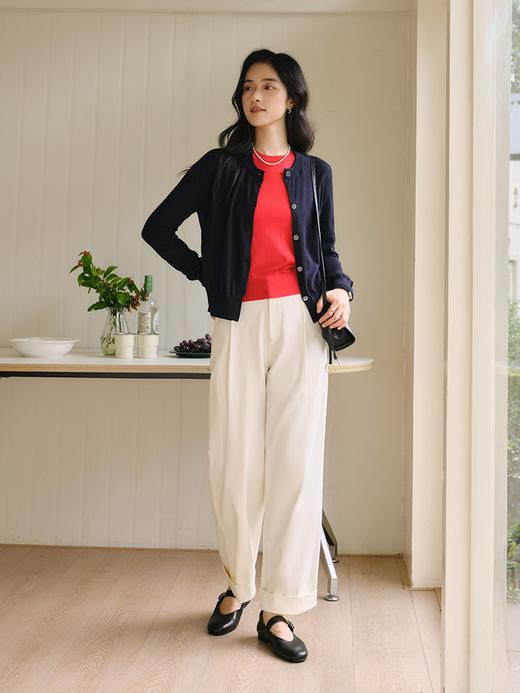 纯棉针织连腰弯刀裤FCF1PAT019 商品图1