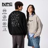 NPC潮牌CC系列双面印花磨毛宽松落肩卫衣男圆领舒适CC4CST09 商品缩略图0