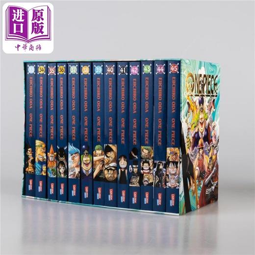 【中商原版】【德文版】海贼王套盒 水之七岛篇 33-45卷 One Piece Sammelschuber 4  Water Seven 德文原版 Eiichiro Oda 商品图5