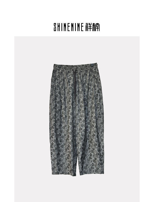 S435832530花色直筒休闲裤 商品图0