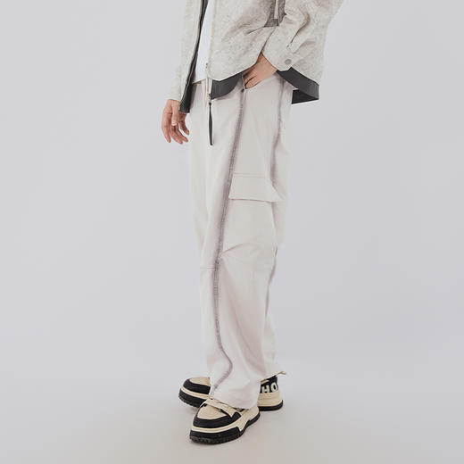 【新品上新】HX 秋季弯刀休闲长裤C203530006101 商品图3