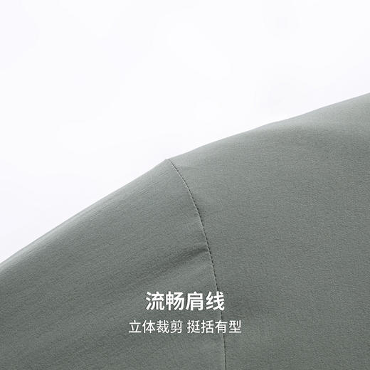 服圣得西男轻商务工装时尚翻领棉服2025秋季新款通勤简约有型夹克 商品图7