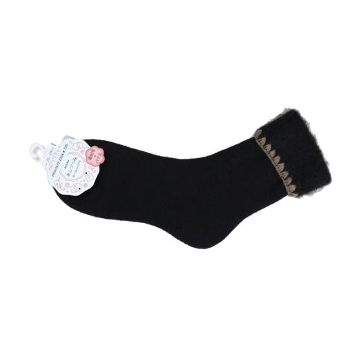 厚木Atsugi 【3双装】百搭可爱加厚里起毛保暖纯色图案休闲居家袜多色翻边短袜 RGA3572 商品图6