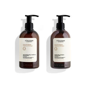 【跨境】欧舒丹（L'Occitane）五合一草本香菁纯强韧丰盈洗发露500ml+护发素500ml