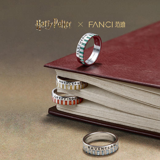 Fanci范琦×哈利波特联名系列四学院魔法戒指彩色宝石款生日礼物 商品图2