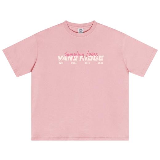 VANQ RIDGE万重基础款T恤-粉/灰/浅灰 商品图1