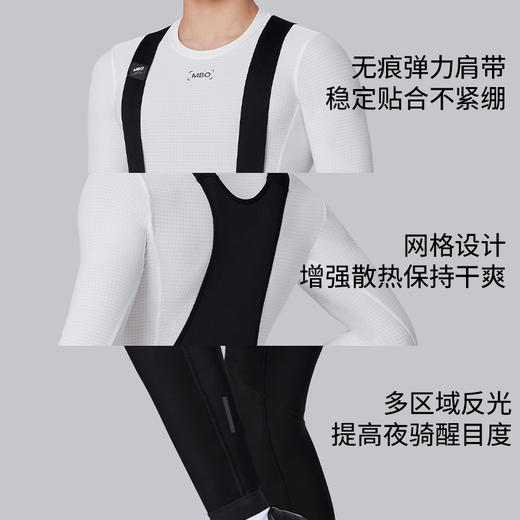 MBO CARVICO®男子意式双核抓绒背带骑行长裤 双箭头 T360 (经销商专拍链接，非经销商拍单不发货) 商品图12