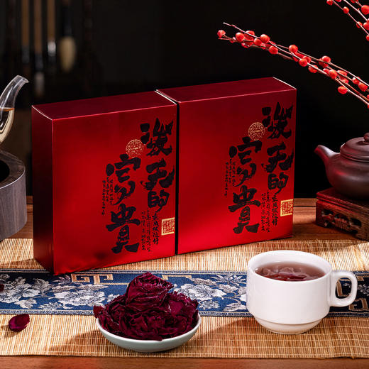 强韵墨红玫瑰两盒装70g送礼袋 商品图5
