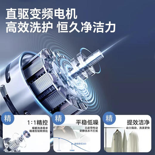 海尔11公斤波轮洗衣机直驱变频双动力仿生手搓精华洗智慧洗七维减震HP电离除菌语音交互【11公斤】仿生手搓+直驱变频+语音交互 商品图6