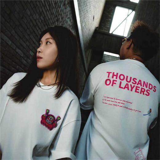 VANQ RIDGE万重M4P魔术贴版T恤-白/黑/米白/紫 商品图8