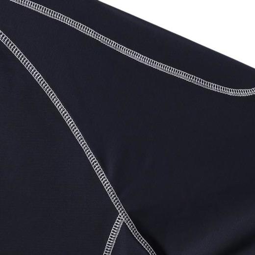 T4816SDSA男士秋冬新款痞帅男装舒适撞色明线刺绣标圆领长袖T恤百搭潮 商品图3