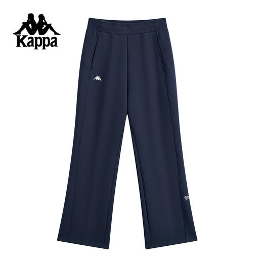 Kappa 25秋季新款 复古休闲微喇针织裤 女 K0F82AK51 商品图0