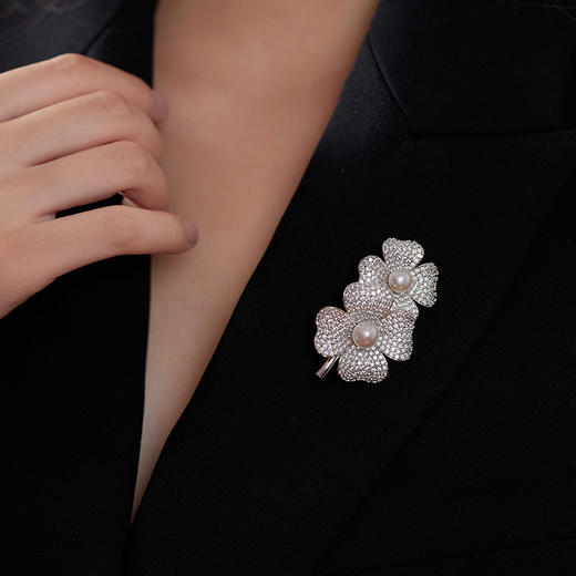 Manreya 海水akoya葫芦胸针系列 商品图4