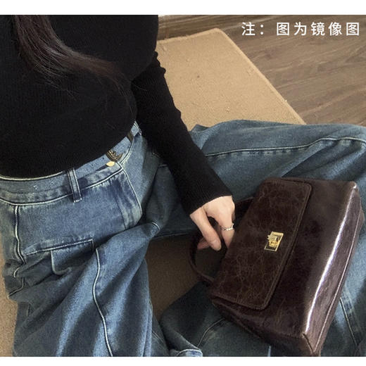裁缝学苑AH63大喇叭A字牛仔裤纸样阔腿裤女装高腰拖地长裤子打版 商品图3