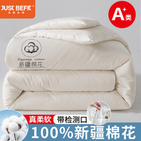 【品牌直发】加倍生活 A类水洗棉新疆棉花被 春秋被/冬被/加厚冬被 1.5m/2.0m/2.2m可选被芯
