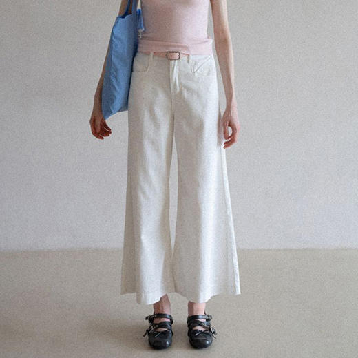 馥迦简约通勤宽松休闲阔腿裤 商品图2