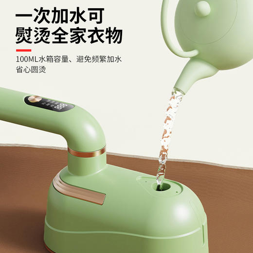 【快速出气！晨起熨衣不慌乱】干湿两用，180°旋转手柄，电热手持熨烫机便携式小型家用熨烫机可旋转把手电熨斗喷雾蒸汽机。rb 商品图3