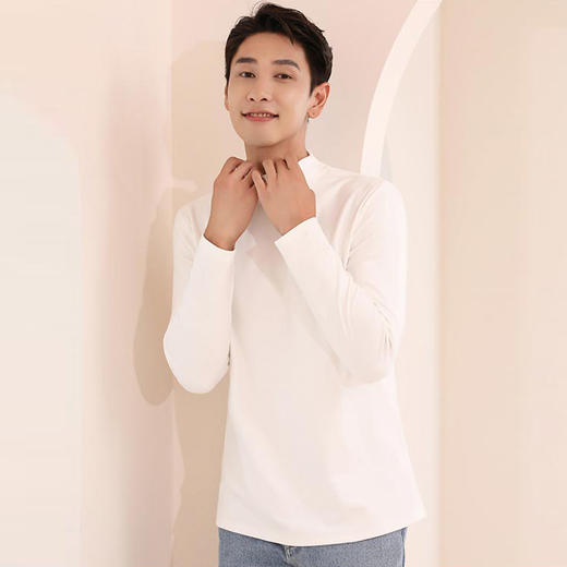 心选丨远红外升温 男士打底衫PB01PY08 商品图2