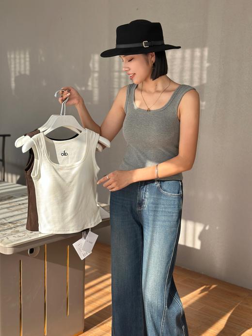 H5BX31023#一体式臻璇螺纹背心 商品图0