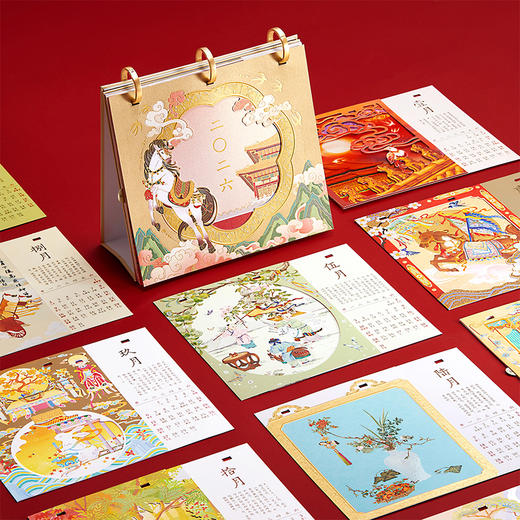 【故宫台历】2026年故宫台历神骏天来新款创意摆件博物馆文创礼物 商品图3