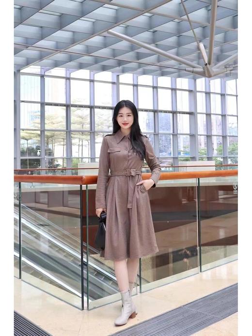 TY435-之禾 国产原创 纯色舒适休闲长袖连衣裙 女款 (ZJ) 9.10直播款 商品图4