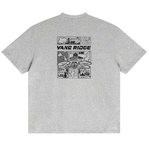 VANQ RIDGE万重基础款T恤-粉/灰/浅灰 商品图4