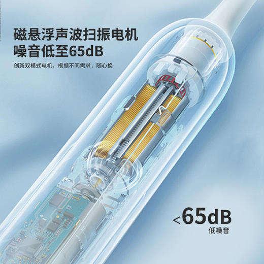 【代发】Yucca智能微扫震大童电动牙刷/替换刷头6岁加 儿童口腔清洁新款 商品图2
