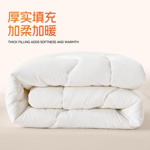 多喜爱 馨柔舒适亲肤被系列 春秋被/子母被（拉链款）hl【全棉提花】【加厚柔暖】【蓬松饱满】【立高工艺】A类 精致绗缝 包边工艺 厚度可选 商品图3