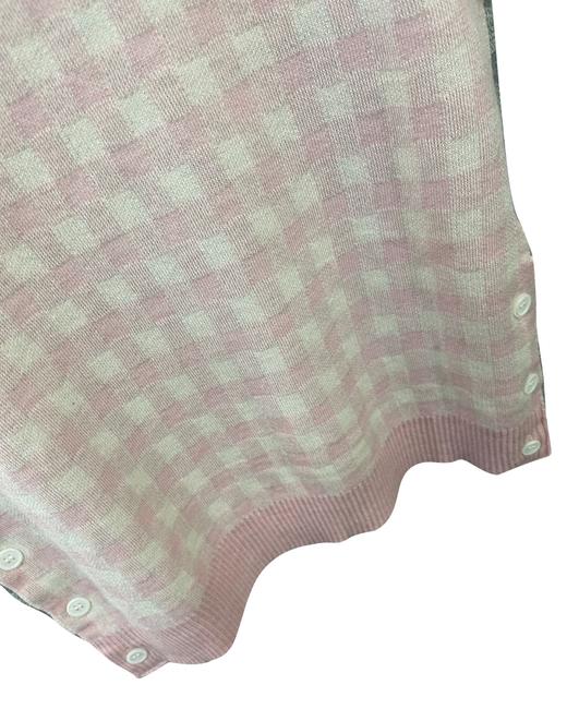 女款拼色格纹针织背心毛衣022 商品图2