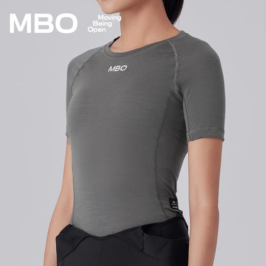MBO女子美利奴羊毛 短袖无袖打底衫 秋冬打底衫 百川B310/B330 (经销商专拍链接，非经销商拍单不发货) 商品图9