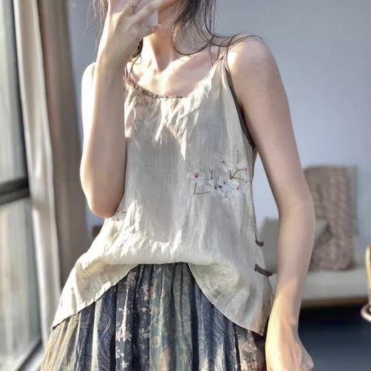 裁缝学苑AH61汉服吊带背心纸样女装内搭棉麻外穿打底上衣样板图纸 商品图1