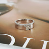 【天然正品】AU750白金简约时尚宽版0.174克拉钻石戒指300825NJS44 现售价：3180 商品缩略图4