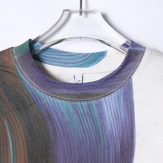 T4740SDSA男士秋冬新款痞帅男装满天星领口印花设计圆领长袖T恤时尚潮 商品图2