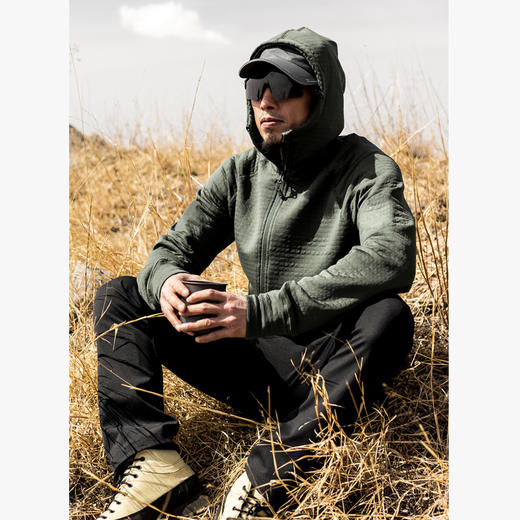 【爆款】三大奖P-Air情侣款春秋款连帽卫衣抓绒外套夹克城市户外1112/1068 商品图3