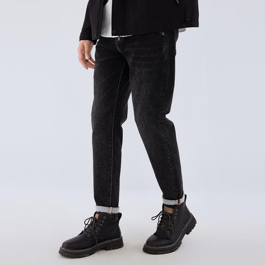 【断码清仓】HX 秋季水洗牛仔九分裤S210530001101 商品图4