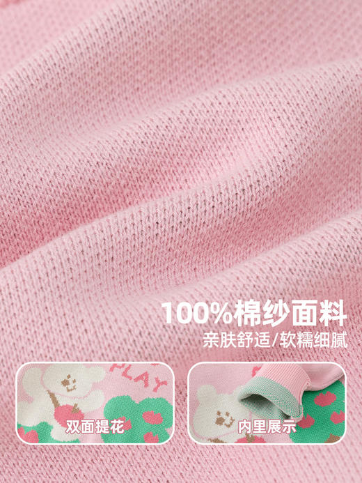 【秋季上新】嘟嘟家儿童男童女宝秋季100%纯棉毛衣A 商品图5