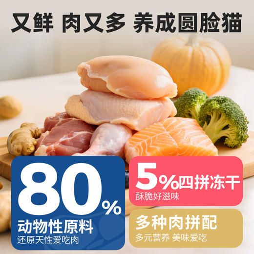 伯纳天纯生鲜super幼猫奶糕猫粮全价鲜肉冻干猫粮2kg 商品图5
