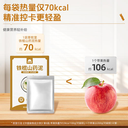 【临期 26年2月23日到期】【纯山药泥】草牧里 铁棍山药泥 60*2/盒 口感细腻绵软营养更易吸收 商品图2