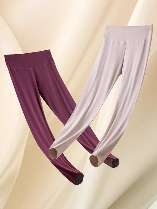 SCHIESSER德国舒雅女士零碳莫代尔内里轻磨毛单长裤30/23846Y 商品图5