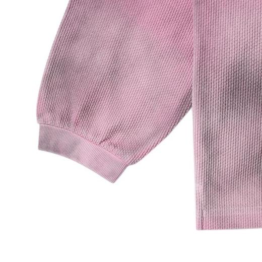 SDSA男士秋冬新款痞帅男装美式扎染肌理感圆领长袖T恤潮流慵懒风 商品图3