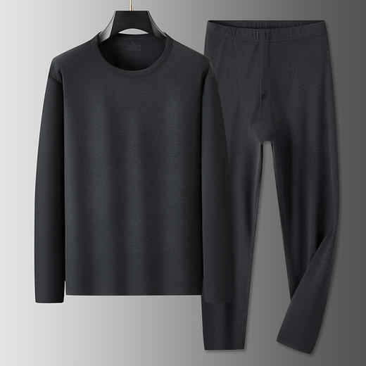 【DWP】大依优型大码男士保暖套装秋衣秋裤套装蓄热保暖胖子加肥加大软糯舒适保暖 商品图1