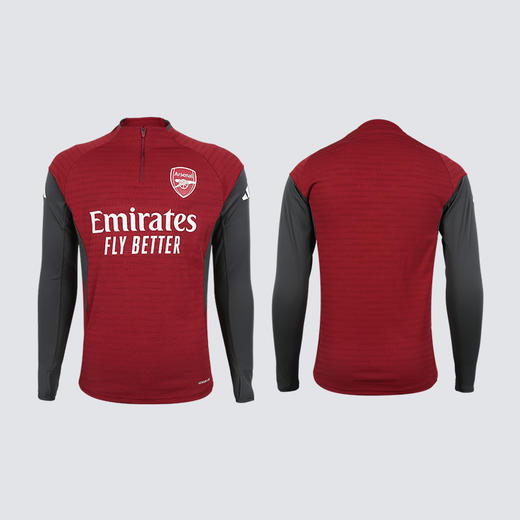 小李子ADIDAS阿迪达斯阿森纳球员版半拉链长袖训练服成人男JI9566 商品图4