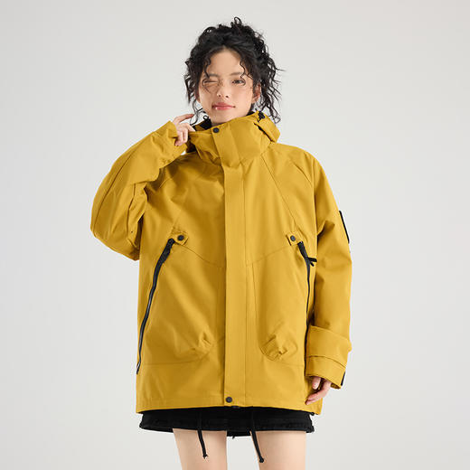 山系户外冲锋衣 三合一防风防水两件套 秋冬抓绒内胆徒步登山服国庆出游 商品图4