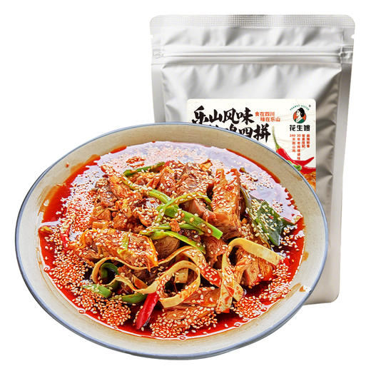 黄老五花生嫂正宗乐山红油钵钵鸡聚会宵夜618g秘制红油麻辣鲜香 商品图2