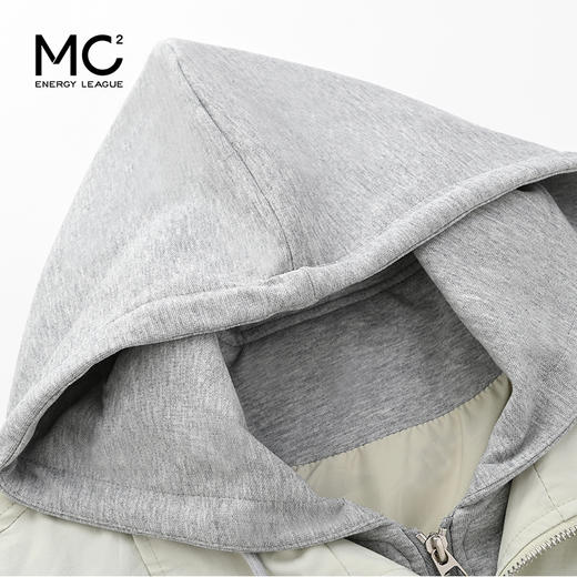 女装针织撞色帽假两件外套-526J5232012 商品图1