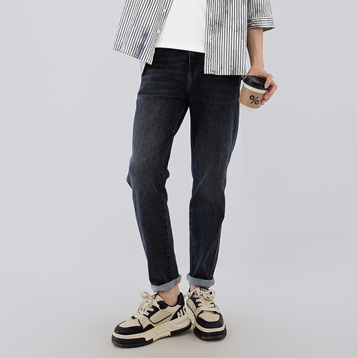 【新品上新】HX 秋季水洗牛仔长裤S201533074101 商品图1