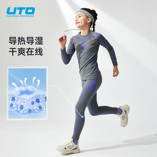 UTO悠途儿童炭芯加厚速干套装 商品图2