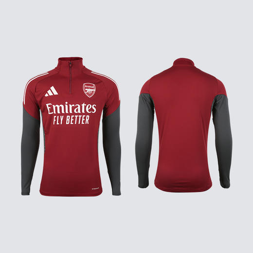 小李子ADIDAS阿迪达斯阿森纳半拉链长袖运动训练服成人男JJ1773 商品图4