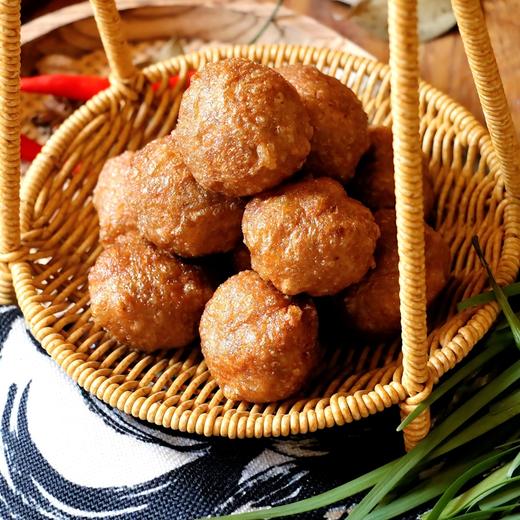 富春三宝龙门面筋 《舌尖》同款  宋秘方匠心手作，外皮酥脆+馅料鲜嫩+汤汁丰盈，蒸煮煎炸皆可，一口咬尽江南六百年酥香 商品图1